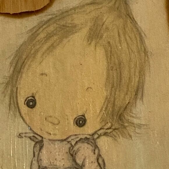 Betsey Clark Plaque Signed 70s Decoupage Vintage Grandma Kitchy Country Decor - Picture 5 of 7